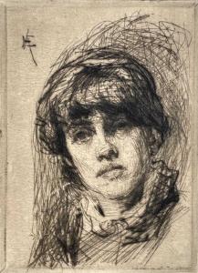 FORBES Elizabeth A.Stanhope 1859-1912,Self Portrait,David Lay GB 2023-06-15