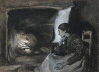 FORBES ELIZABETH 1900-2000,Seated at the hearth,David Lay GB 2012-04-12
