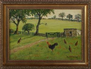 FORBES Ernest 1877-1962,Rustic Landscape with Chickens,20th century,Tooveys Auction GB 2022-09-07