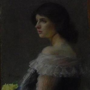 FORBES,Head and shoulders portrait of a lady with primroses,Dreweatt-Neate GB 2009-10-22