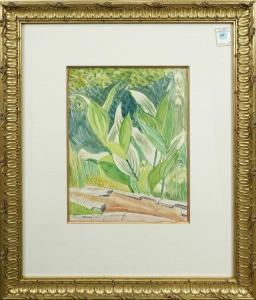 FORBES Helen K 1891-1945,Garden Lilies,1935,Clars Auction Gallery US 2021-05-21