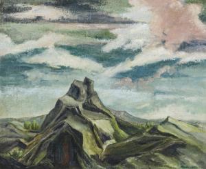 FORBES Helen K 1891-1945,Mountain landscape,John Moran Auctioneers US 2019-11-03