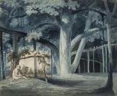 FORBES James 1749-1819,Banyan Tree with monkeys in a glade,Rosebery's GB 2021-01-27