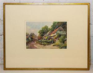 FORBES Leyton 1882-1953,A Cottage Scene,Hindman US 2016-11-17