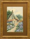 FORBES Leyton 1882-1953,View of Cottage and Garden,Clars Auction Gallery US 2009-08-09
