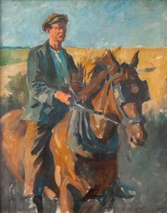 FORBES Stanhope Alexander 1857-1947,Man on Horseback,David Lay GB 2024-02-29