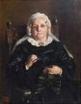 FORBES Stanhope Alexander 1857-1947,Portrait of an elderly ladysewing,1880,Bearne's GB 2007-05-15