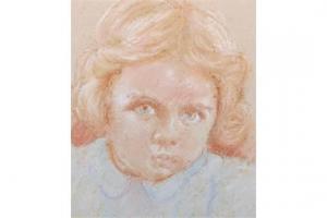FORBES Ulrika Scott 1900,Head Study of a Young Girl,John Nicholson GB 2015-10-28