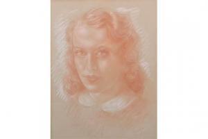 FORBES Ulrika Scott 1900,Portrait of Claudia Thompson,John Nicholson GB 2015-10-28