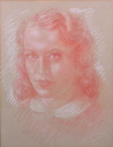 FORBES Ulrika Scott 1900,Portrait of Claudia Thompson,1942,John Nicholson GB 2015-12-17
