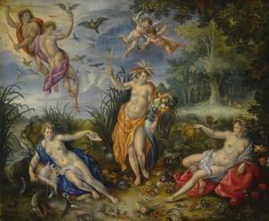 FORCHONDT Gilliam II 1645-1677,AN ALLEGORY OF ABUNDANCE WITH THE FOUR ELEMENTS,Sotheby's 2019-01-31