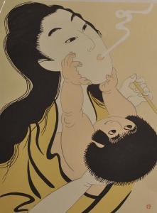 FORD Mary 1944,Homage to Utamaro,1977,John Nicholson GB 2018-09-05