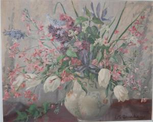 FORDHAMS EM,Still life with flowers in a vase,Lacy Scott & Knight GB 2015-10-17