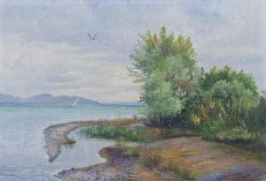 FOREL Alexis 1852-1922,"Bord du lac",Dogny Auction CH 2011-12-06