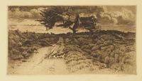 FOREL Alexis 1852-1922,Weite Landschaft an einem Regentag,1882,Fischer CH 2016-06-15