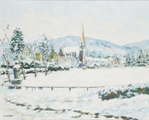 FOREMAN William 1939,Winter village scene,Rosebery's GB 2023-11-29