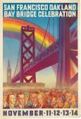 FORESTER PAUL,SAN FRANCISCO / OAKLAND BAY BRIDGE CELEBRATION,1936,Swann Galleries US 2016-02-11