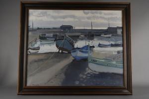 FORISSIER Roger 1924-2003,Le port de peche,Sadde FR 2024-04-06