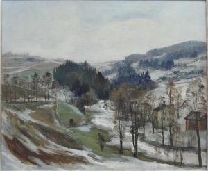 FORMAN Pavel 1920,Voralpenlandschaft im Winter,Georg Rehm DE 2020-12-04