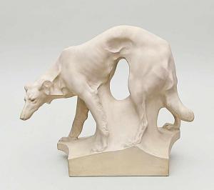 Formanek Frantisek 1888-1964,Skulptur eines Windhundes,Reiner Dannenberg DE 2017-12-01