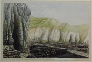 Formation Cliff,Robin Hoods Cove in Flamborough Head,19th century,David Duggleby Limited 2017-12-16