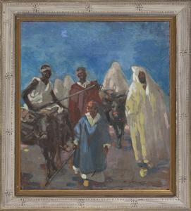 FORREST Archibald Stevenson 1869-1963,Bedouins off to market,1903,Balclis ES 2017-02-01