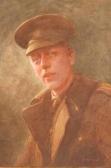 FORREST Robert Smith 1871-1943,Portrait of a first world war soldier,Burstow and Hewett 2006-03-01