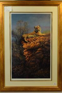 FORREST Tony 1961,Tiger basking on a rock,Andrew Smith and Son GB 2018-05-15