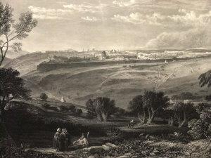 FORREST William 1805-1889,Jerusalem from the Mount of Olives,1841,Rosebery's GB 2011-11-05