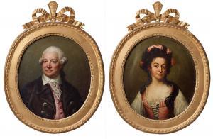 FORSLUND Jonas 1754-1809,Johan Alströmer & his wife Hedvig Chatarina Danckw,Bukowskis SE 2017-06-07