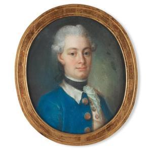FORSLUND Jonas 1754-1809,Young man in blue justacorps,Bukowskis SE 2018-06-07
