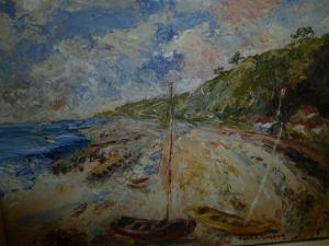 FORSTER Doris A 1900-1900,Impressionist view of a beach,1966,Mallams GB 2012-02-16