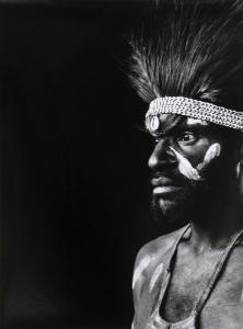 FORSTER Gerald 1964,Warrior in Papua, New Guinea,1995,Ro Gallery US 2019-05-30