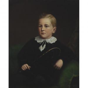 FORSTER John Wycliffe Lowes 1850-1938,PORTRAIT OF A YOUNG BOY,1878,Waddington's CA 2022-03-03