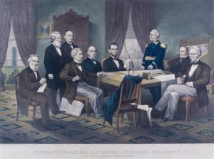 FORSTER Kimmel 1864-1865,President Lincoln and his Cabinet, with Lieut. Gen,1866,Hindman 2017-05-04