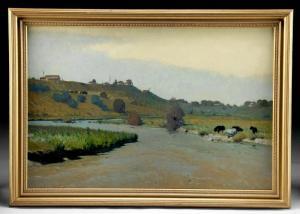 FORSTER Paul Peter 1925-2012,River Pastoral Scene,Artemis Gallery US 2023-03-09