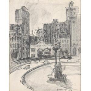 FORSYTH Constance 1903-1987,The Circle Theatre, Indianapolis,Ripley Auctions US 2021-01-16