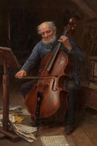 FORTESCUE William Banks 1850-1924,The cello player,Bonhams GB 2023-09-28