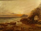 FORTESQUE F 1800-1900,tranquil coastal scene,Golding Young & Co. GB 2009-05-06