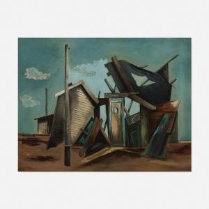 FORTESS Karl Eugene 1907-1995,Collapsed Shack,Rago Arts and Auction Center US 2021-11-12