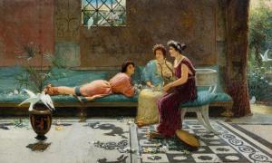 FORTI Ettore 1850-1940,A Pompeiian Love Song,Hindman US 2023-10-17