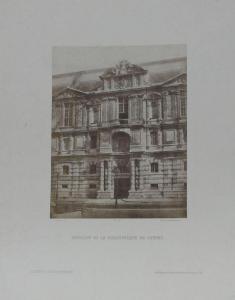FORTIER Fr. Alphonse,Pavillon de la Bibliothèque au Louvre,1853,Gautier-Goxe-Belaisch, Enghien Hotel des ventes 2020-11-26