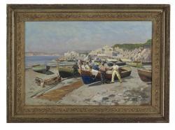 FORTINI Andrea 1902-1977,After a Day's Catch on the Mediterranean,New Orleans Auction US 2016-05-21