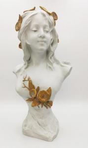 FORTINI Edouard 1862,Dziewczyna z kwiatami we włosach,Rempex PL 2020-10-14