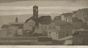 FORTINI Giuseppina,Crepuscolo umbro,1937,Minerva Auctions IT 2012-12-11