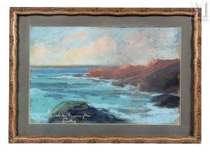 FORTUNEY Louis 1875-1951,Les rochers au bord de mer,Millon & Associés FR 2024-01-30