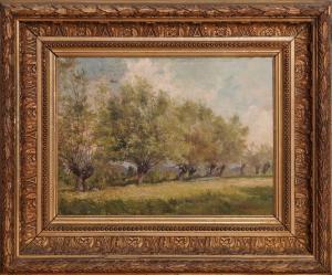 FORTUNIO,A study of pollarded split willows meandering alon,Dawson's Auctioneers 2022-09-29