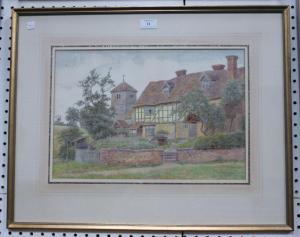 FOSBROOKE Leonard 1800-1900,A Sussex Village,1898,Tooveys Auction GB 2017-07-12