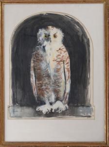 FOSBURGH James W 1910-1978,Study for 'Snow Owl',1966,Stair Galleries US 2011-09-10