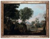 FOSCHI Francesco 1710-1780,Paesaggio con viandanti,Cambi IT 2021-12-16